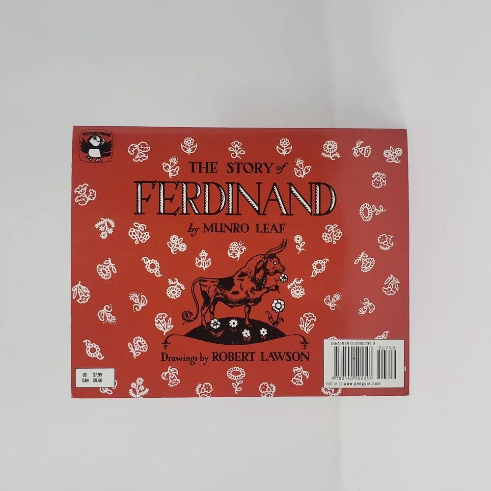 The Story Of Ferdinand By Munro Leaf Soft Cover Book